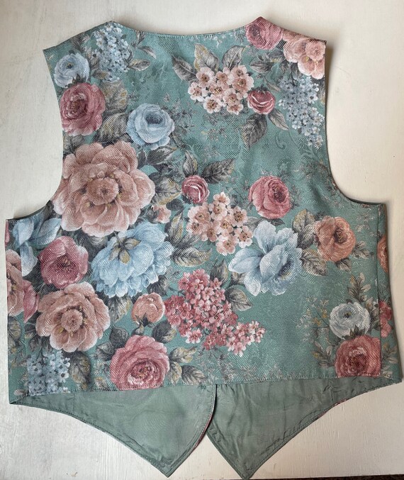 90’s Floral Skirt and Waistcoat - image 5