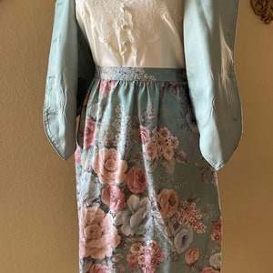 90s Floral Skirt and Waistcoat image 7