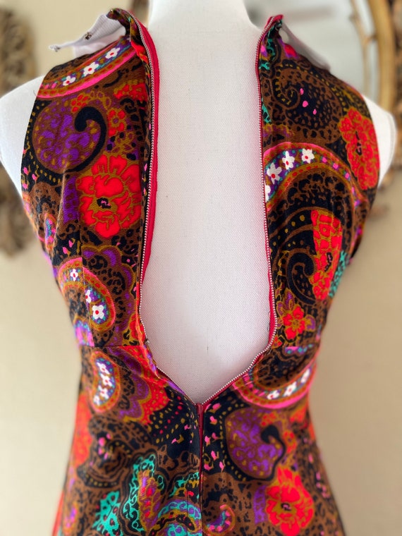 Psychedelic Paisley Dress - image 5