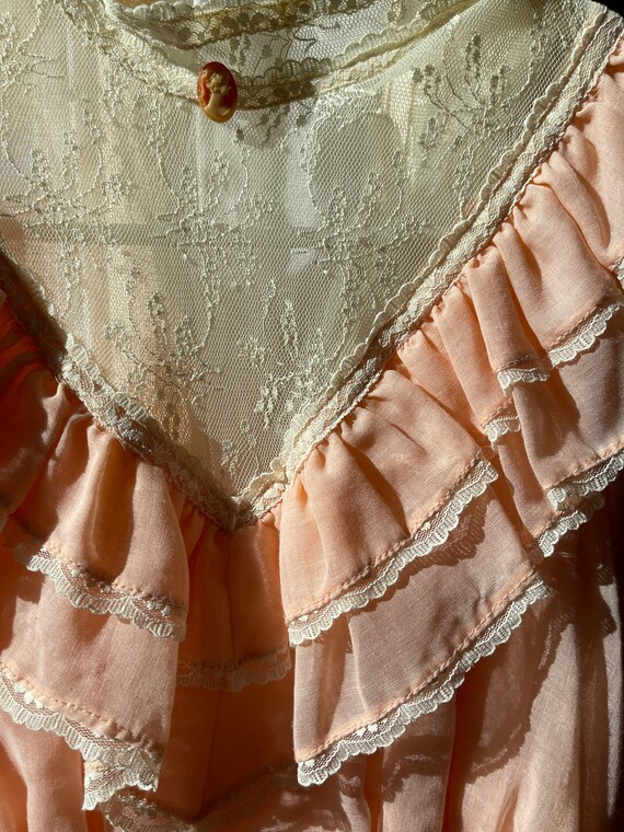 Vintage Candi Jones Ruffled Dress - image 2