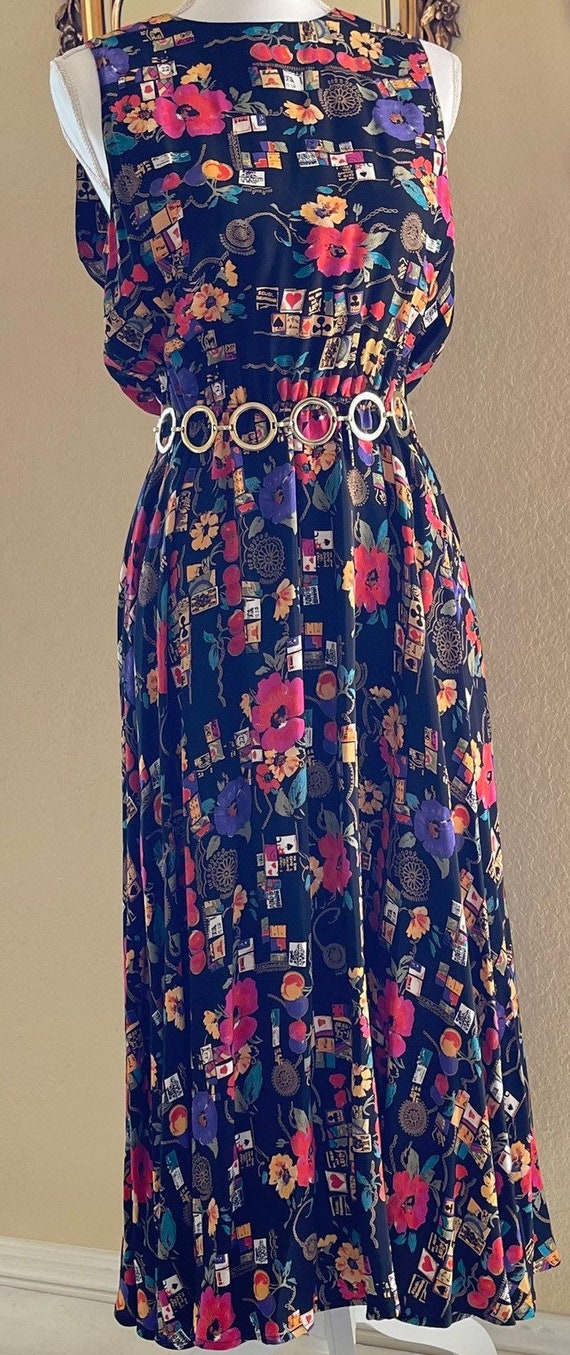 90’s Novelty Print Dress - image 4