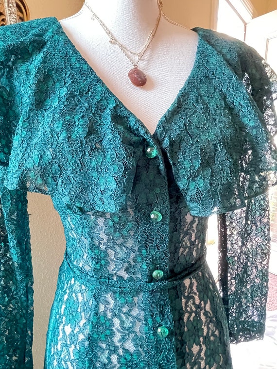 Gorgeous Green Lace Dress