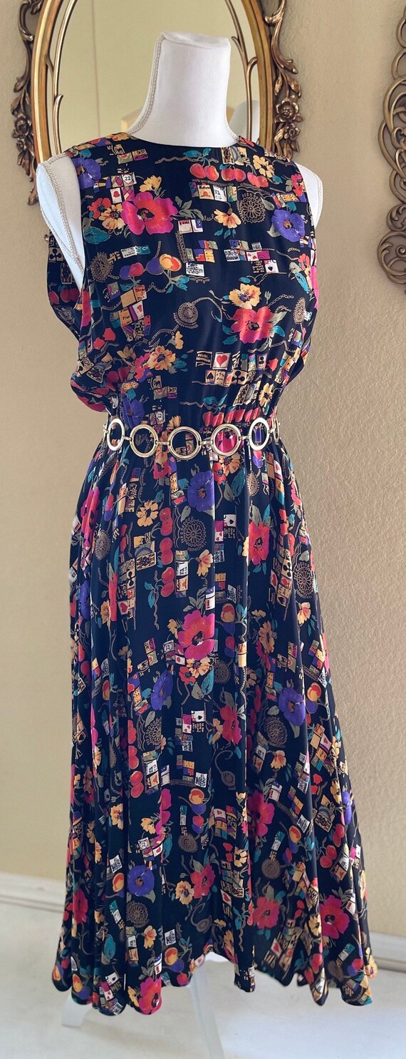 90’s Novelty Print Dress - image 2