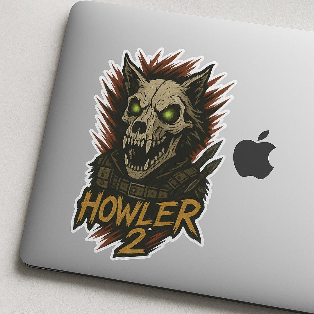 Howler 2 Sticker | Red Rising Inspired | Sevro Tribute | Digital ...