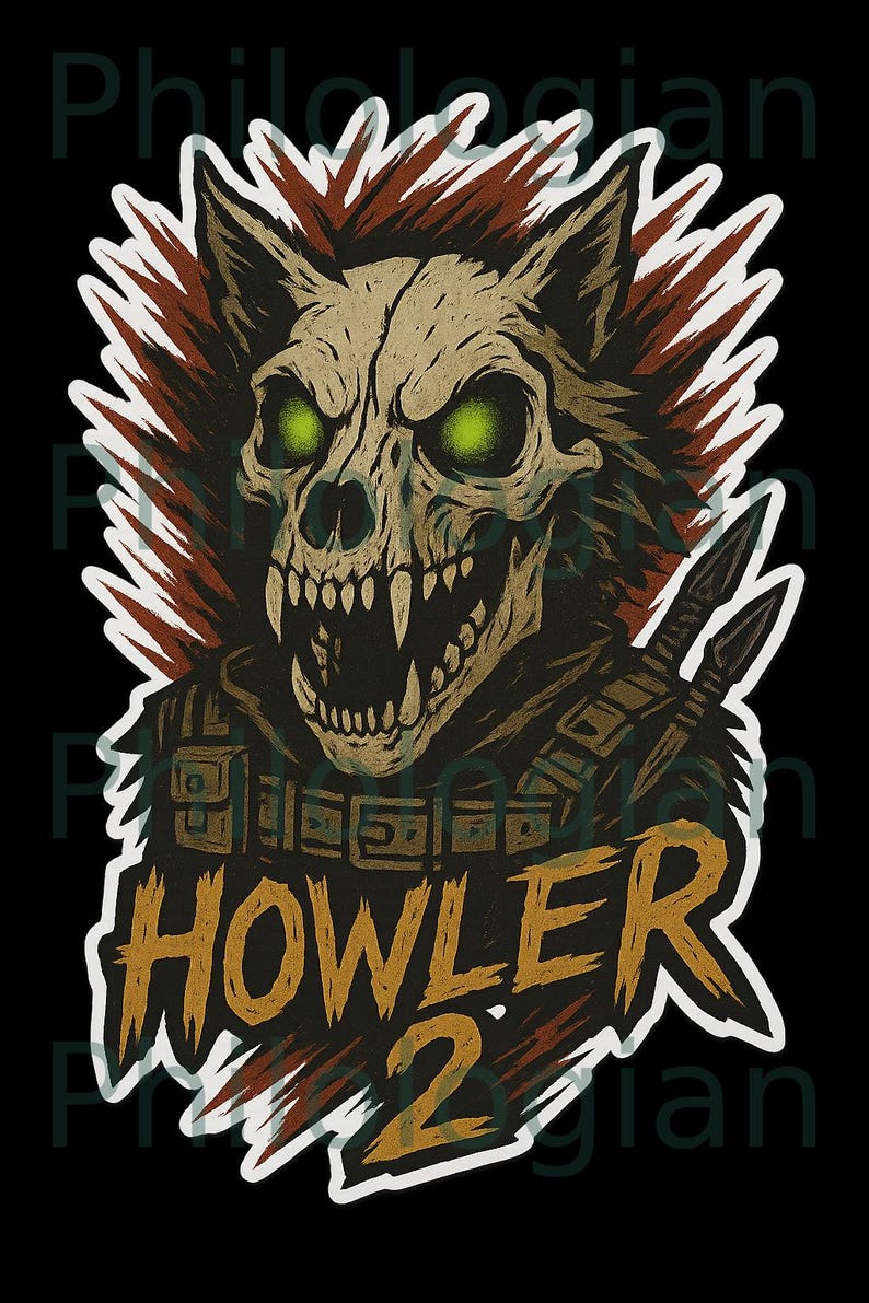 Howler 2 Sticker | Red Rising Inspired | Sevro Tribute | Digital ...