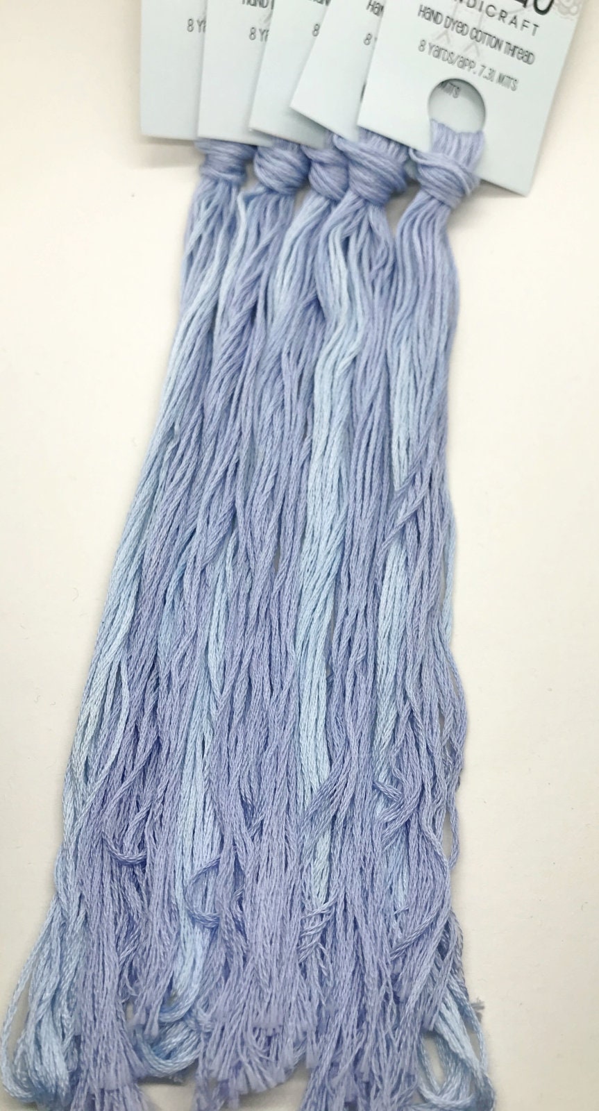 Hand Dyed Cotton FLOSS EMBROIDERY THREAD 8 Yards Chopped Etsy