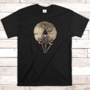 Saint Cybin mushroom spore print T-shirt