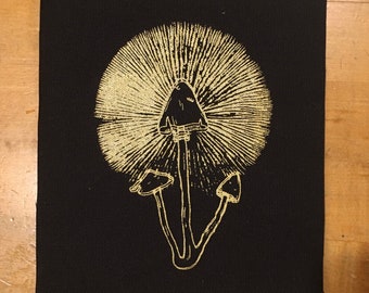 Mushroom Spore print Patch Golden Teacher
