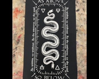 As Above So Below Back Patch