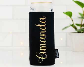 Custom Slim Can Koozie® |  Personalized Slim Can Cooler, Skinny Can Cooler, Hard Seltzer Can Insulator