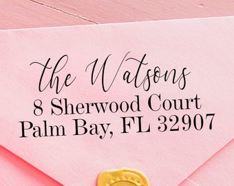Custom Address Stamps | Engagement Self-Inking Stamp | Personalized Wedding Rubber Stamp | Wedding Address Stamp |