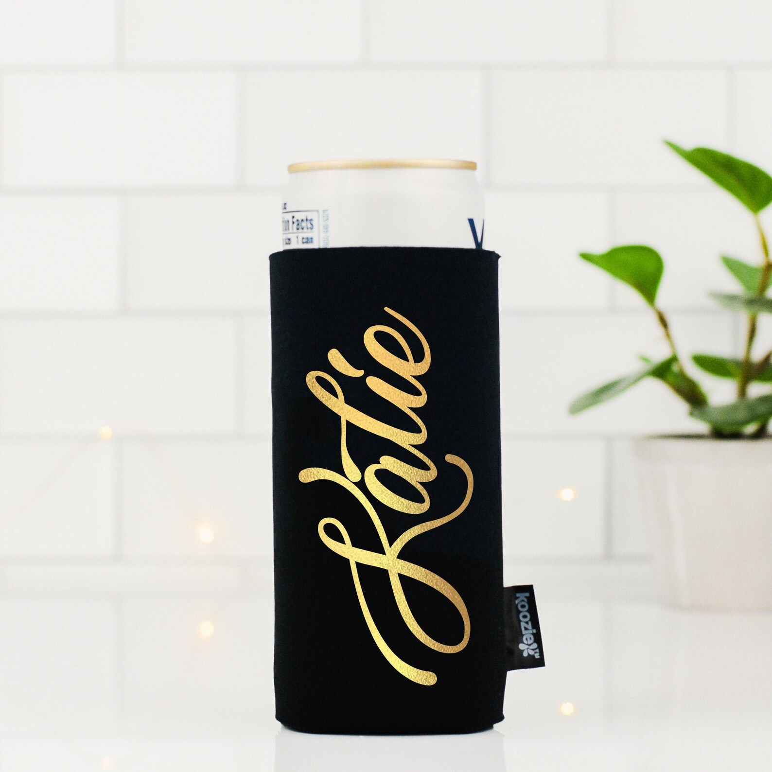 Custom Name Koozie® Personalized Slim Can Cooler Skinny Can Etsy