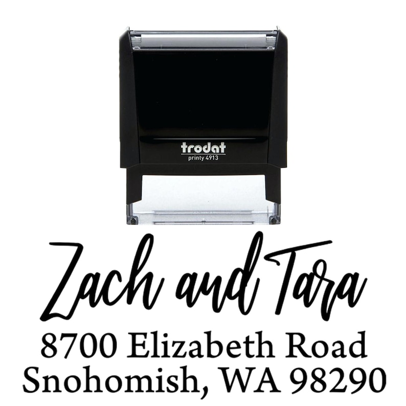 Wedding Address Stamp | Personalized Wedding Rubber Stamp Custom Address Stamps Engagement Self-Inking Stamp