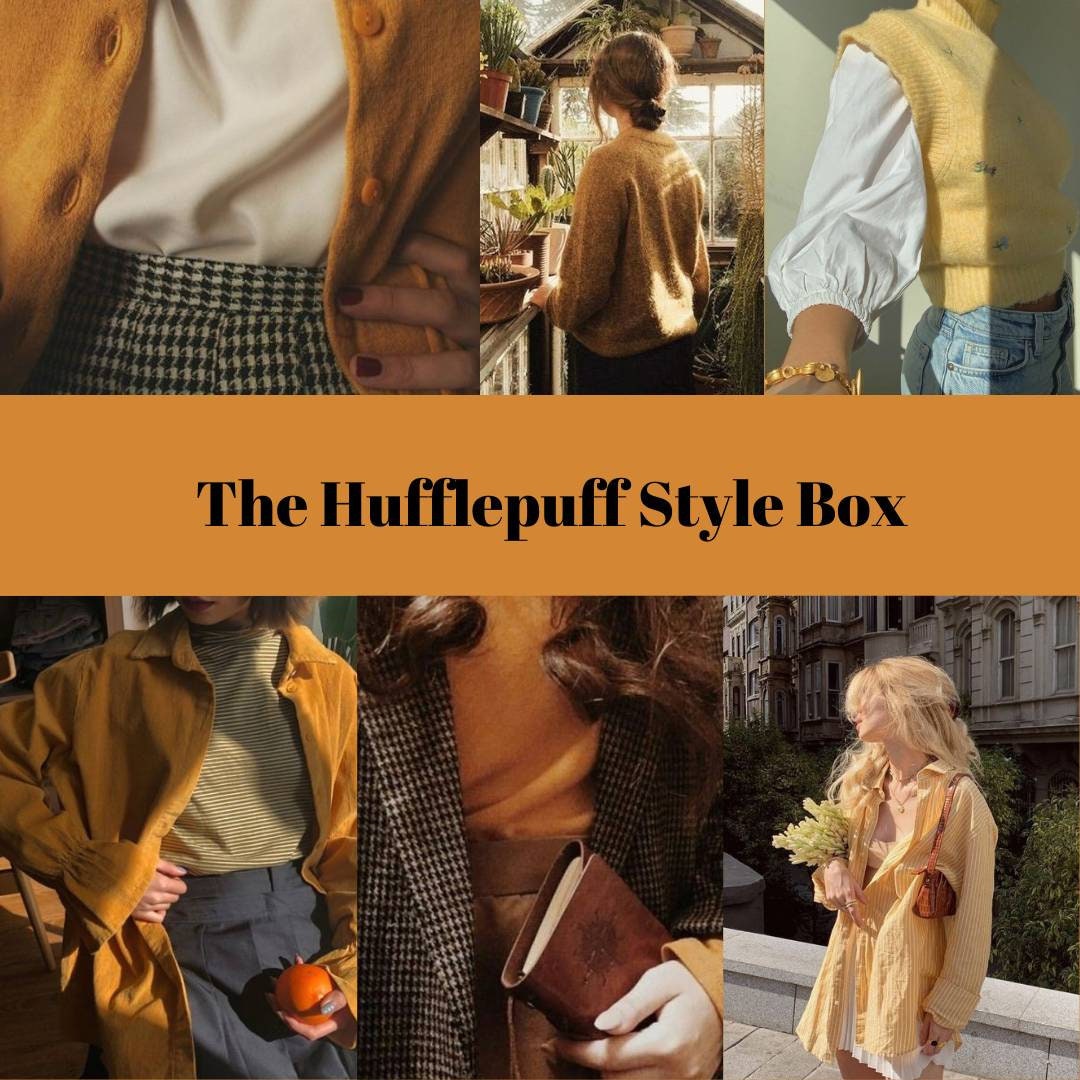 The Hufflepuff Custom Style Box Harry Potter Dark Academia - Etsy Hong Kong