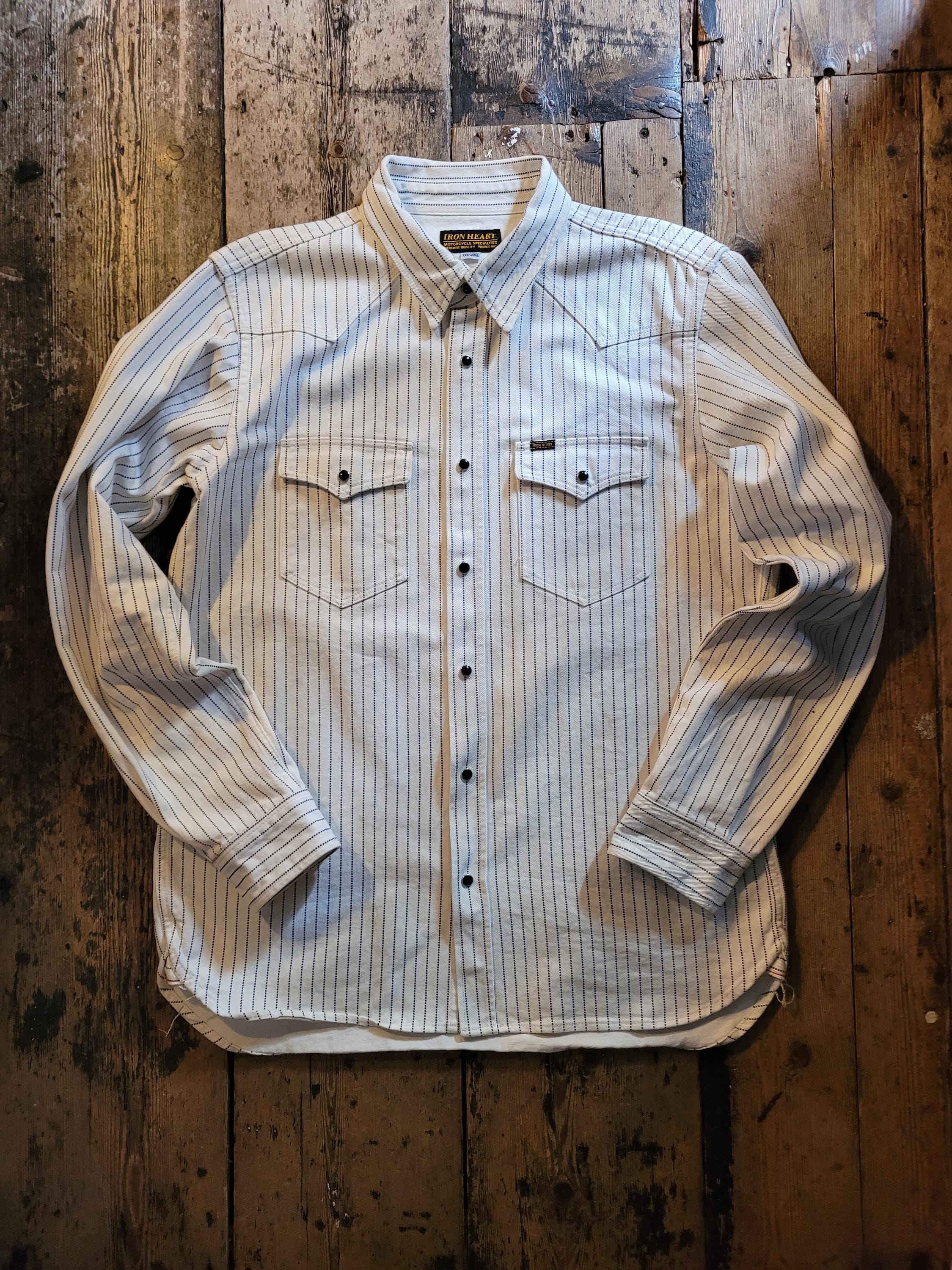 Iron Heart, Wabash, Pearl Snap, Western Style Shirt, Size Large