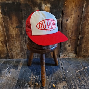 Vintage American Trucker Hat, Snapback Fastening.