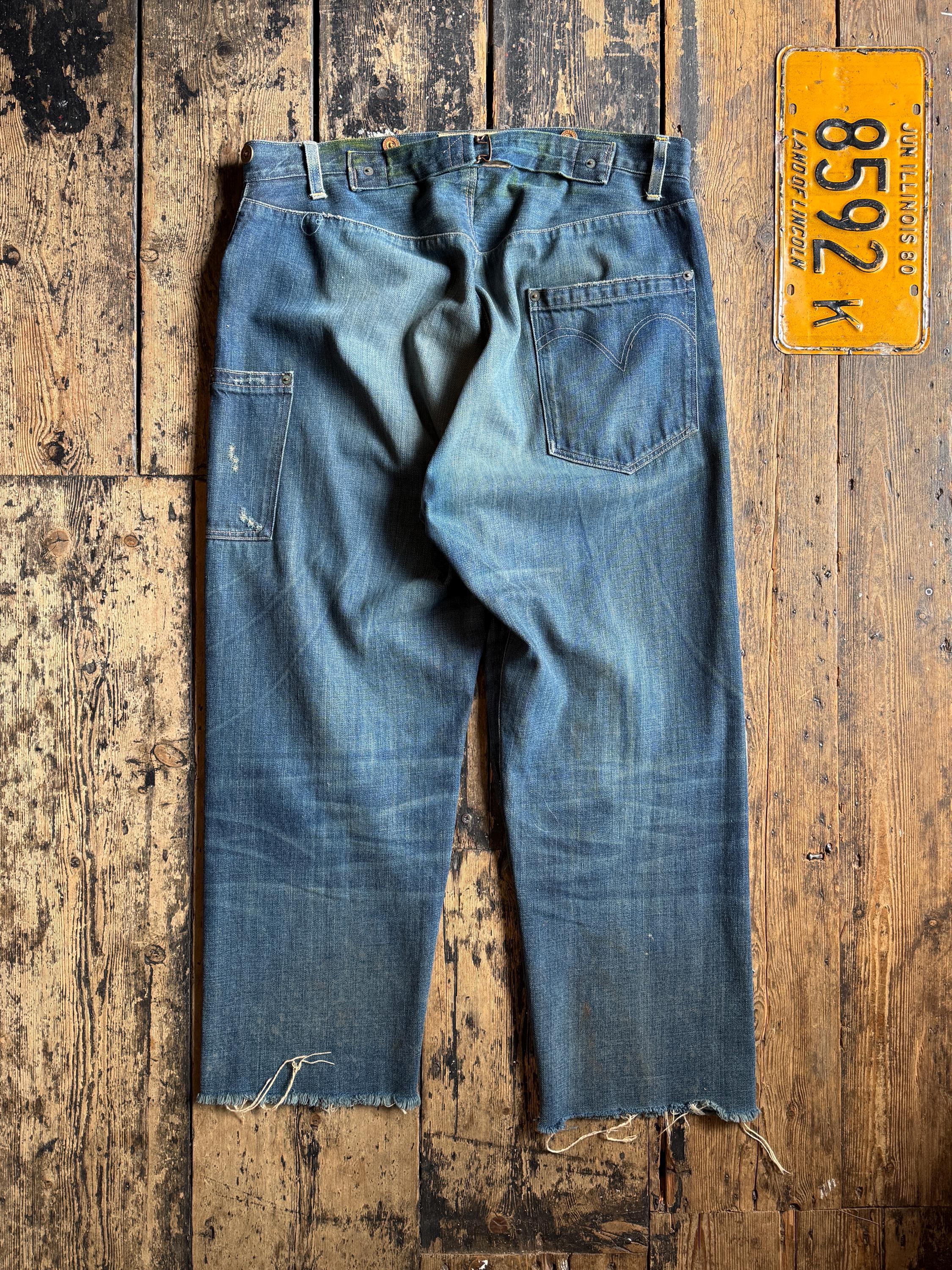Rare LVC 1870 Nevada Selvedge Jeans, W33: Distressed Denim - Etsy