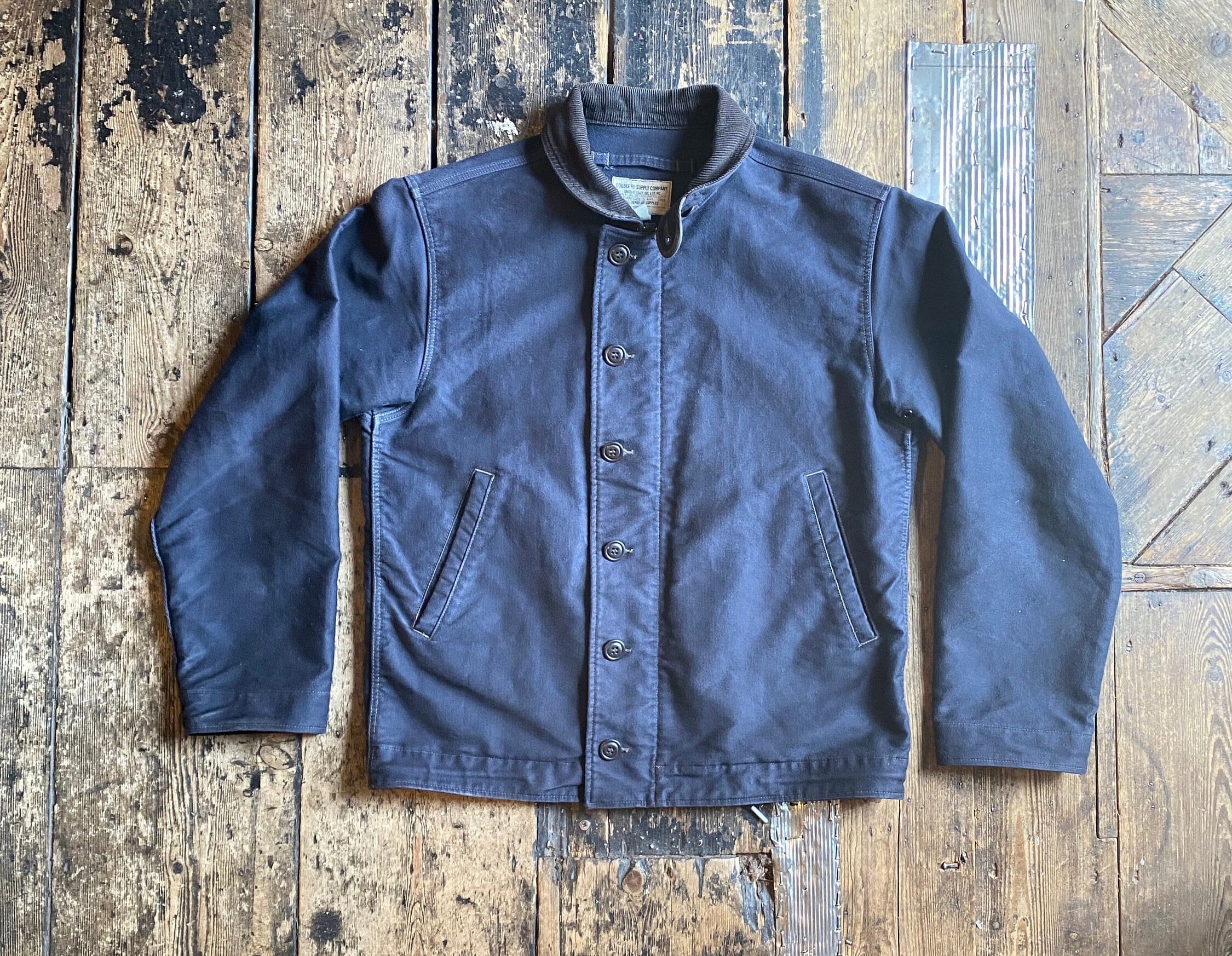 RRL Supply Company Navy Blue USN Deck Jacket, Ralph Lauren