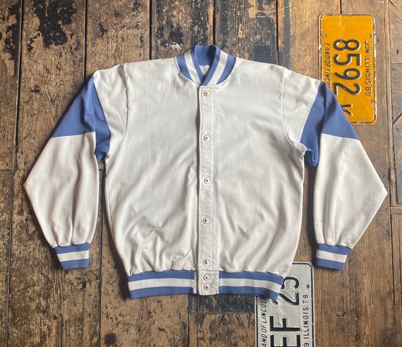 Vintage 1970/80s Sand-knit Letterman Franklin Central 
