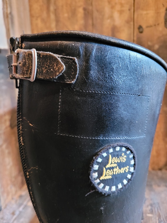 Rare Vintage Lewis Leathers Boots, Biker, Rocker, Original Rare Vintage Lewis Leathers Boots, Biker, Rocker, Original