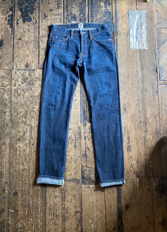 tellason セルビッジ white oak cone denim TELLASON White Oak cone mill denim - YouTube