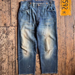 Very Rare Levi’s Vintage Company LVC 1870 Nevada White Line Selvedge Buckleback Jeans. Size W33”.
