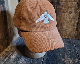 Salvage and Sawdust Limited Edition Freedom Cap, Cord, Heritage Style. Caramel.