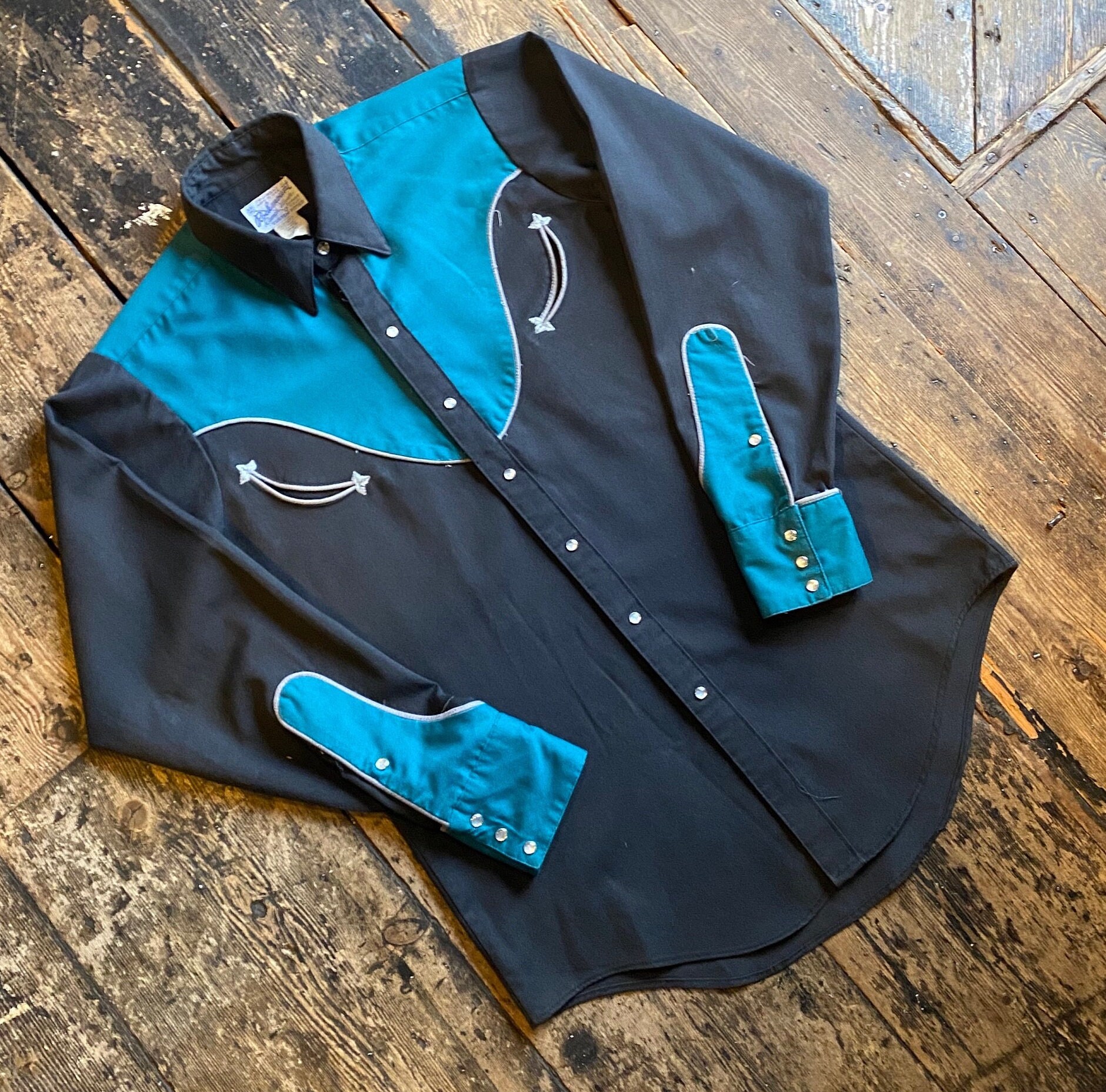 Rare 1970s Rockmount Ranch Wear Western Shirt, Pearle Snap Buttons ...