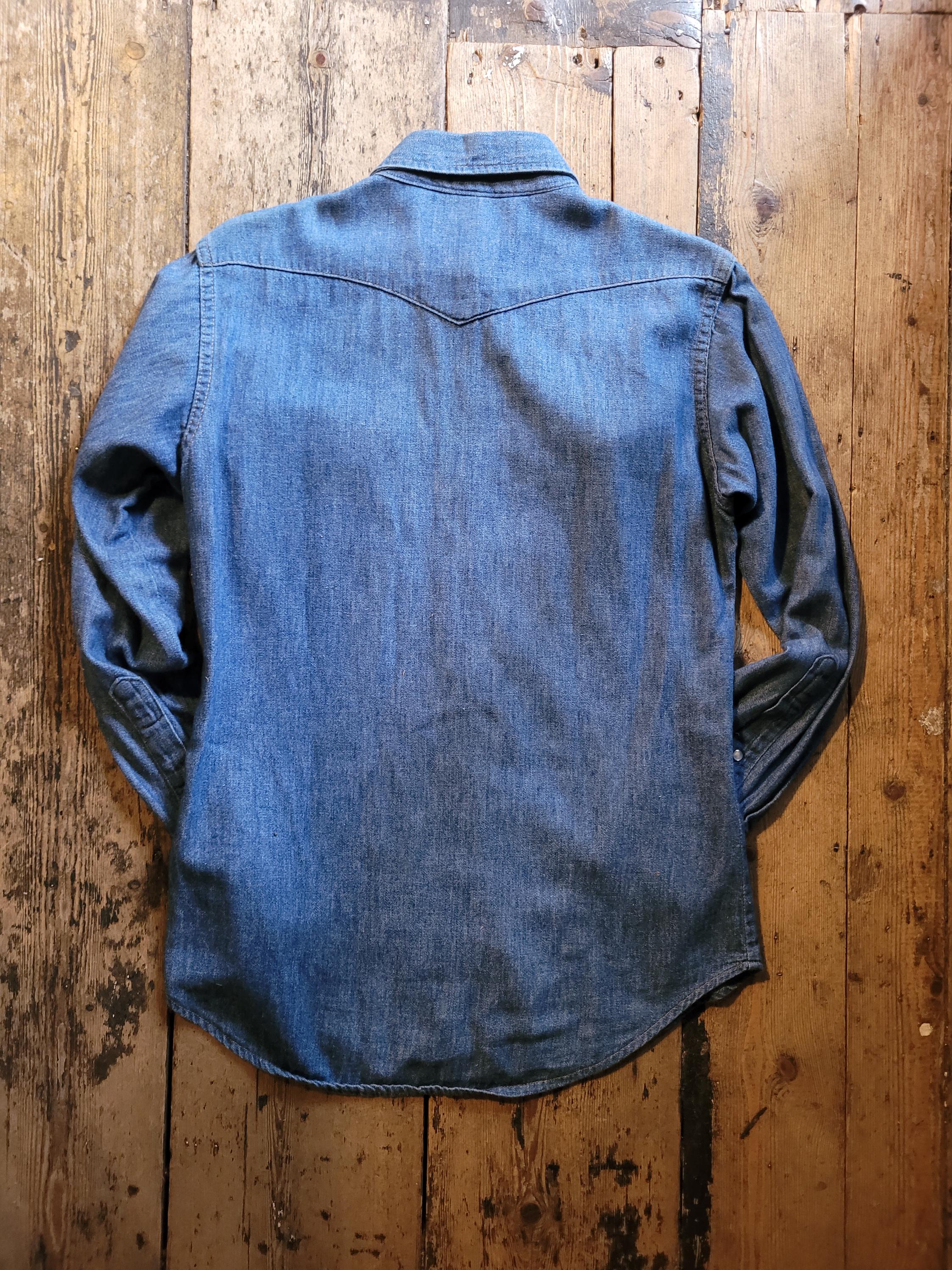 Vintage Big Mac Denim Western Style Shirt, Size Medium. - Etsy