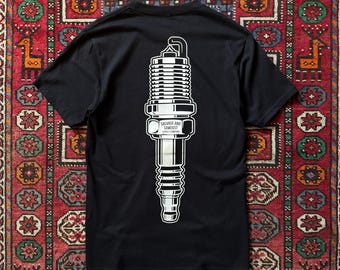 Salvage & Sawdust “Keep em Running” Parts and Supply T-Shirt. Printed in England.