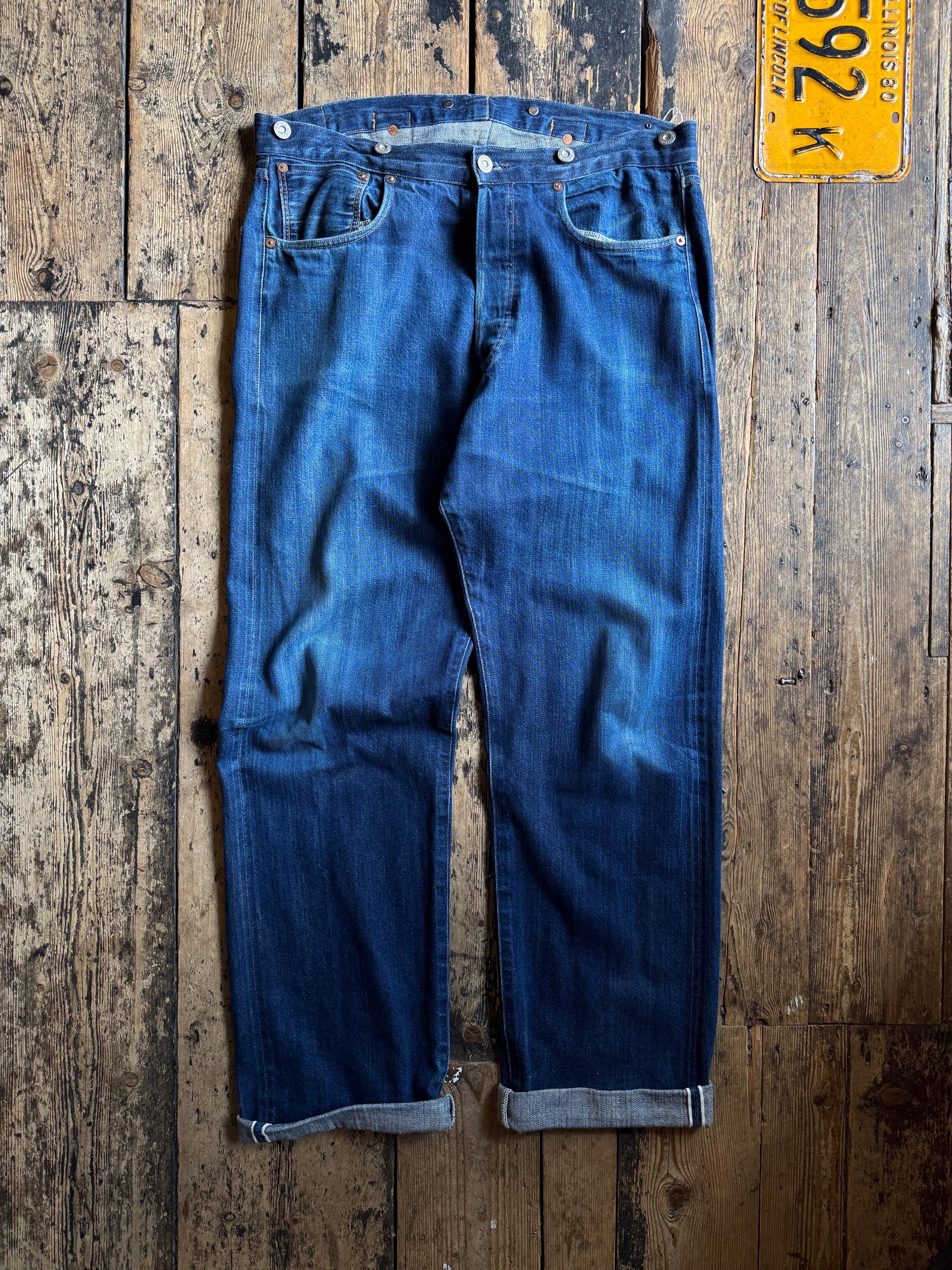 HINARRL SELVEDGE DENIM インディゴ　W34 USA製 RRL STRAIGHT SELVEDGE DENIM インディゴ34 USA