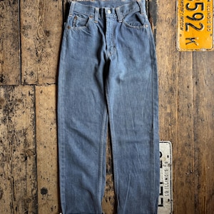Rare Early 1950’s J.C Penny’s Foremost Selvedge Denim Jeans. Made in USA, Size W24”/L29”.