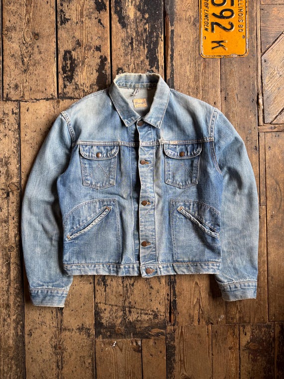 商品紹介 » 60's “Wrangler” 24MJZ DENIM JACKET - Suntrap