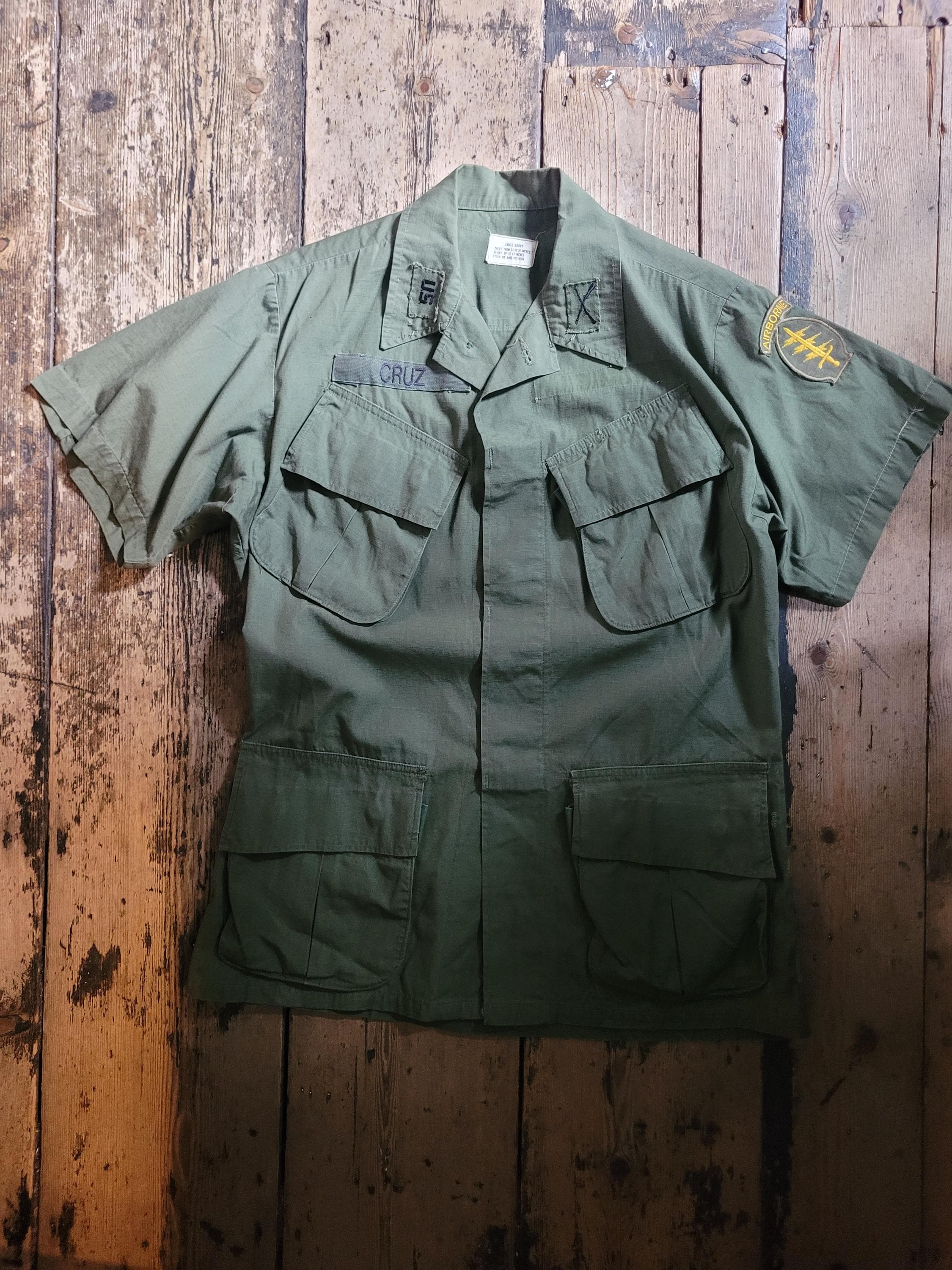 Short Sleeved Army Jacket