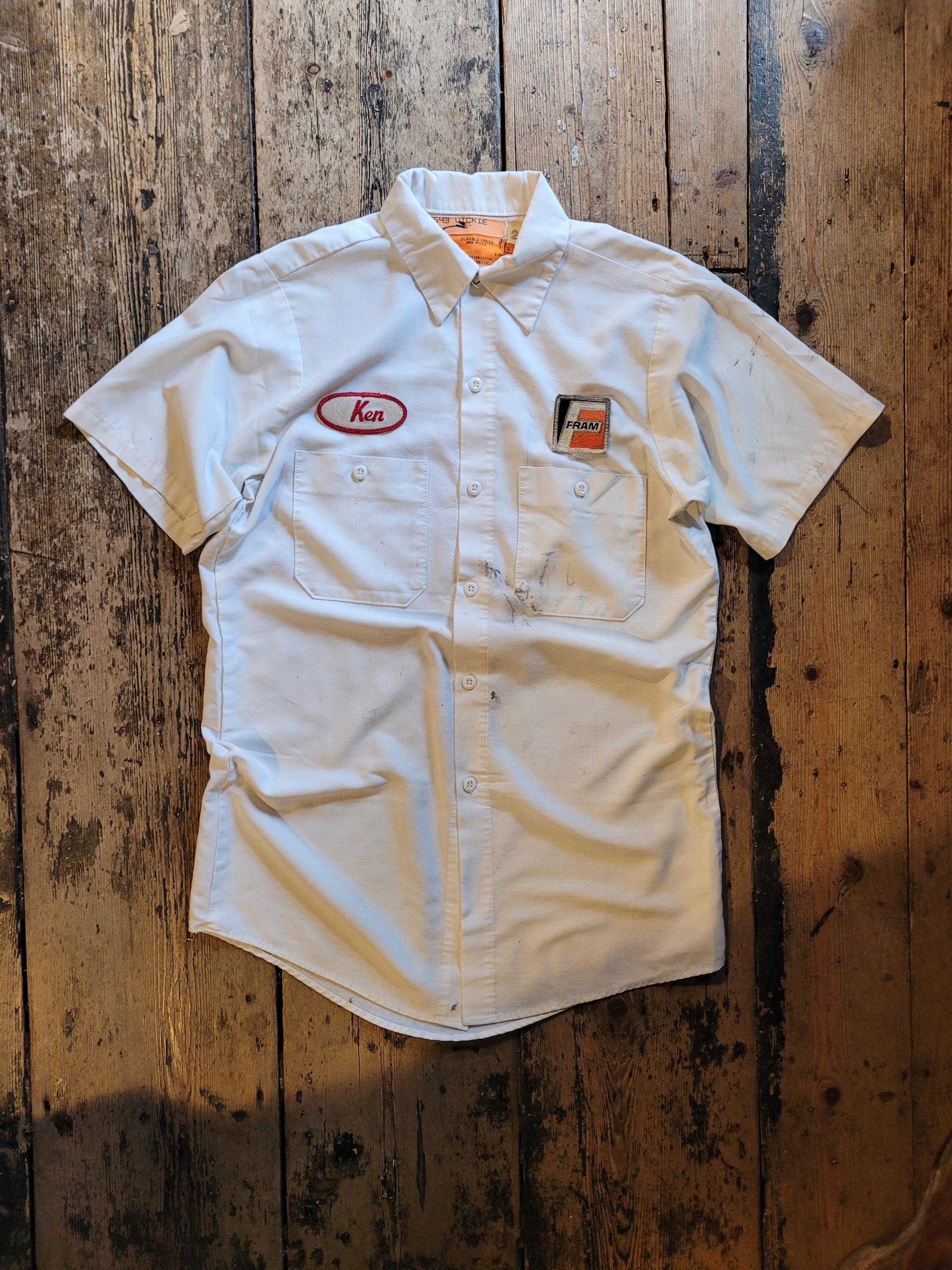 Vintage Gas Work Shirt - Etsy Australia