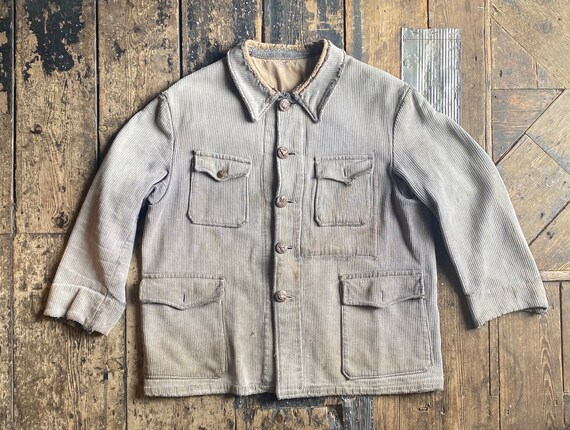 special】50s French work hunting jacket Vintage Rare 1940/50s