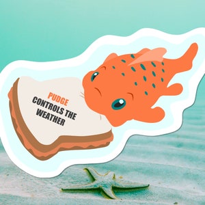 Pudge The Fish Sticker | Lilo and Stitch Pudge Sticker | Lilo and Stitch Sticker | Disney Sticker | Pudge Sticker | Disney Stickers | Pudge