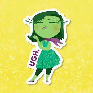 Inside Out Stickers Sadness Joy Anger Disgust Bing Bong Core Memory Day ...