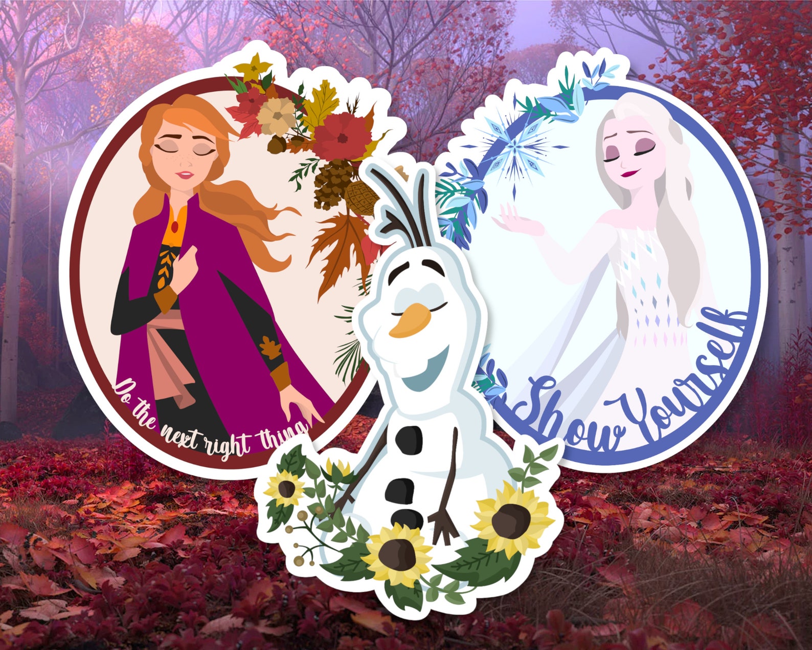 Frozen 2 Stickers Elsa Sticker Frozen Anna Sticker Etsy
