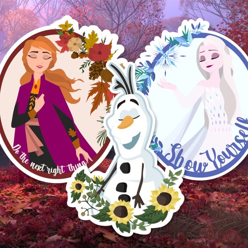 Frozen Frozen 2 Frozen Sticker Elsa Stickers Laptop Etsy