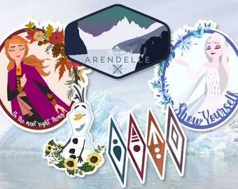 Frozen Stickers | Elsa Sticker | Anna Sticker | Frozen 2 Stickers | Disney Stickers | Frozen Sticker | Frozen 2 Sticker | Disney Sticker