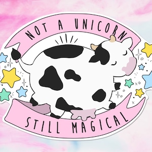 Cow Sticker | Vegan Sticker | Vegetarian Sticker | Cow Stickers | Vegetarian Stickers | Girl Power | Vegan Stickers | Animal Lover Sticker