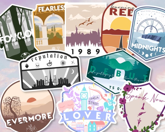 Taylor Swift, Other, Taylor Swift Stickers Set Of 6