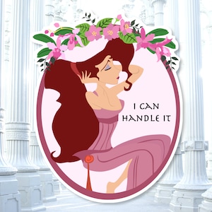 Hercules Meg Sticker | Hercules Stickers | Feminist Sticker | Disney Sticker | Meg Hercules | Disney Hercules Sticker | Disney Stickers