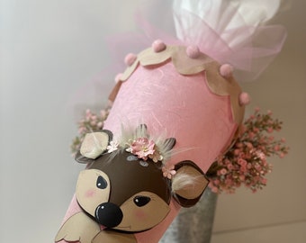School cone cute deer craft kit