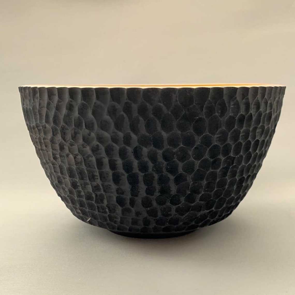Wooden Bowl Textured, Dyed, Painted - Etsy