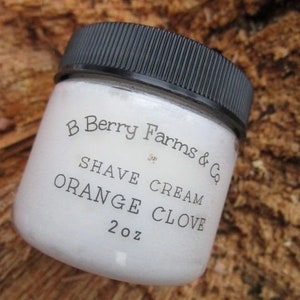Orange Clove Shaving Cream