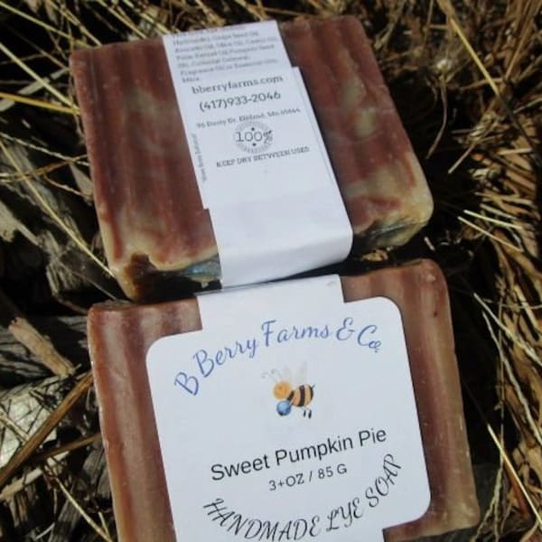 Sweet Pumpkin Pie Bar Soap