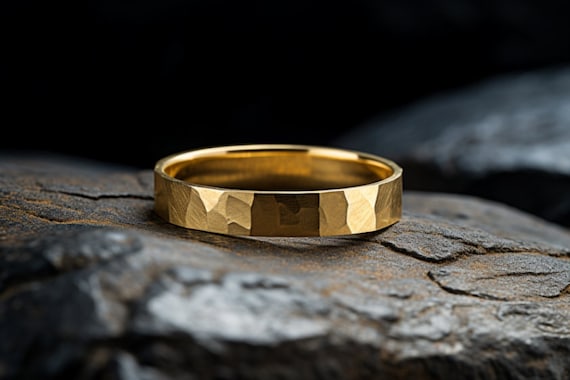 Handmade gold wedding bands outlet