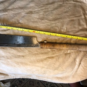 Original, vintage, Japanese finishing hand saw.